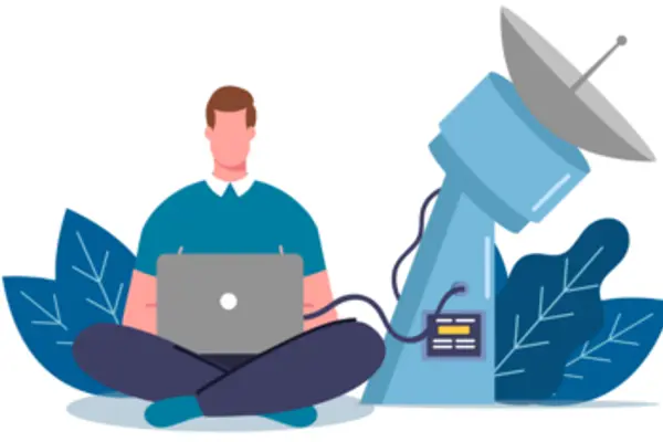 Hvordan fungerer internet via antennestik?